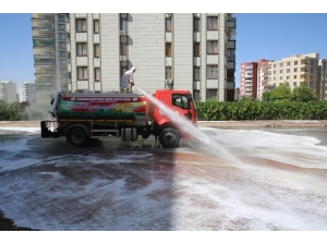 Karaköprü’de Korona Virüs Tedbirleri Sürüyor