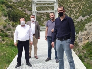 Asansör Projesini Maskesiz İncelediler