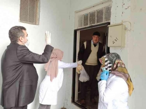 Eğil Kaymakamı İdris Arslan Vefa Sosyal Destek Grubu’nun Yardım Çalışmalarına Katıldı