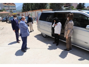 Vali Civelek, Seydikemer Hükümet Konağı Ve Belediye Başkanlığı İnşaatlarını İnceledi