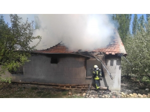 Karaman’da Ev Yangını