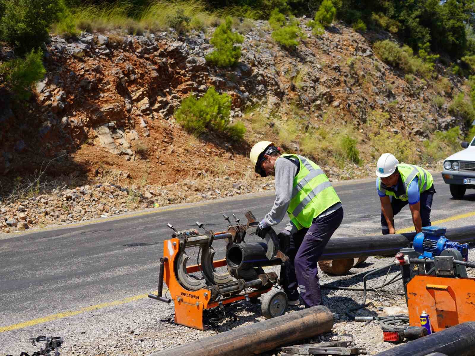 fethiye-gokceovacik-su-isale-grup-hatti-yenileniyor