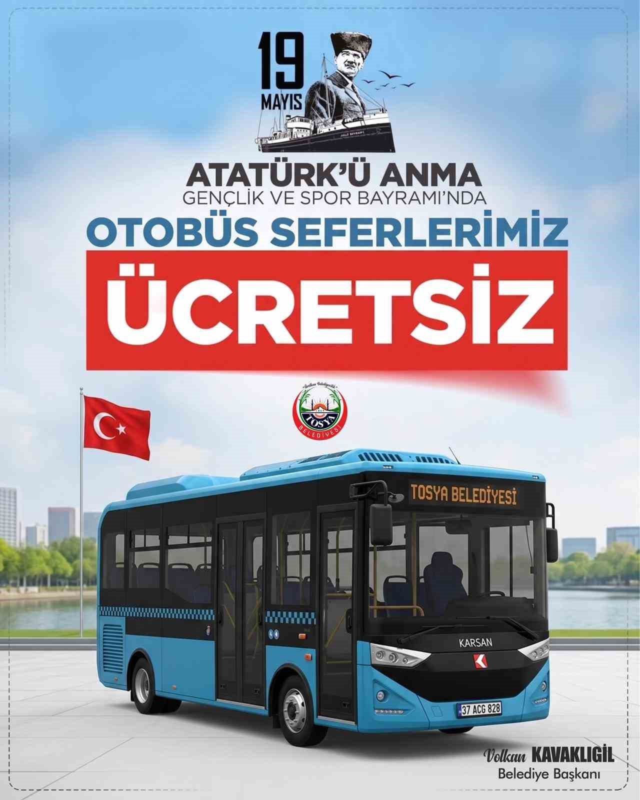 tosya-da-19-mayis-ta-halk-otobusleri-ucretsiz-olacak