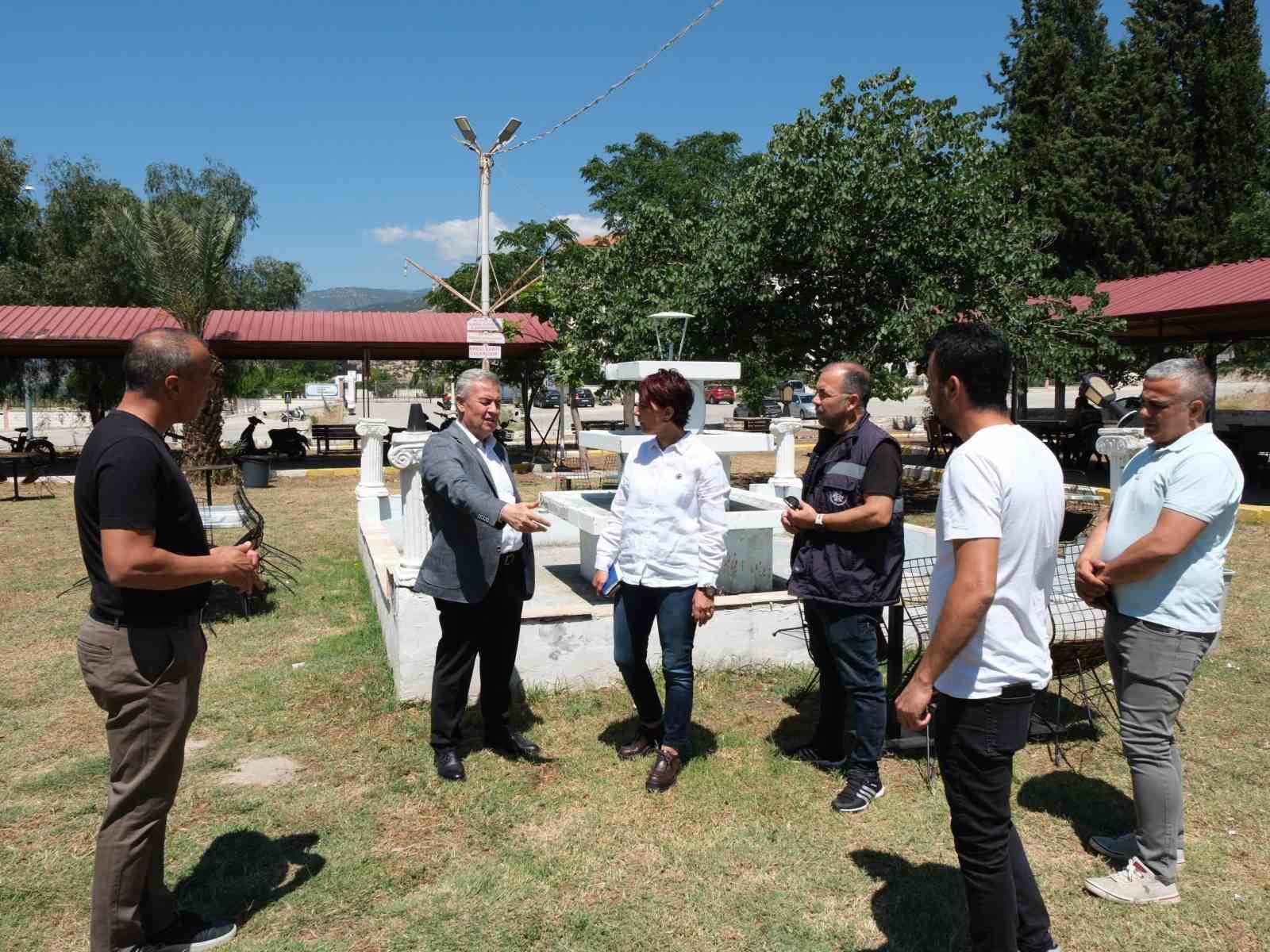 buharkent-te-genclik-parki-yenileniyor