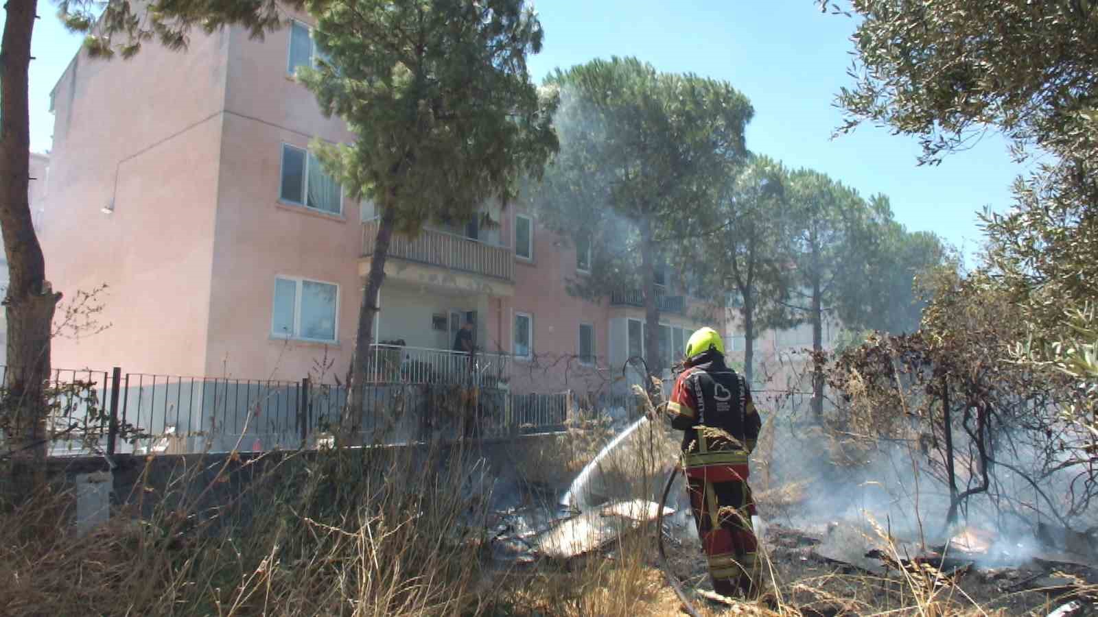 burhaniye-de-zeytinlige-sicrayan-ot-yangini-polis-merkezinde-korkuya-neden-oldu