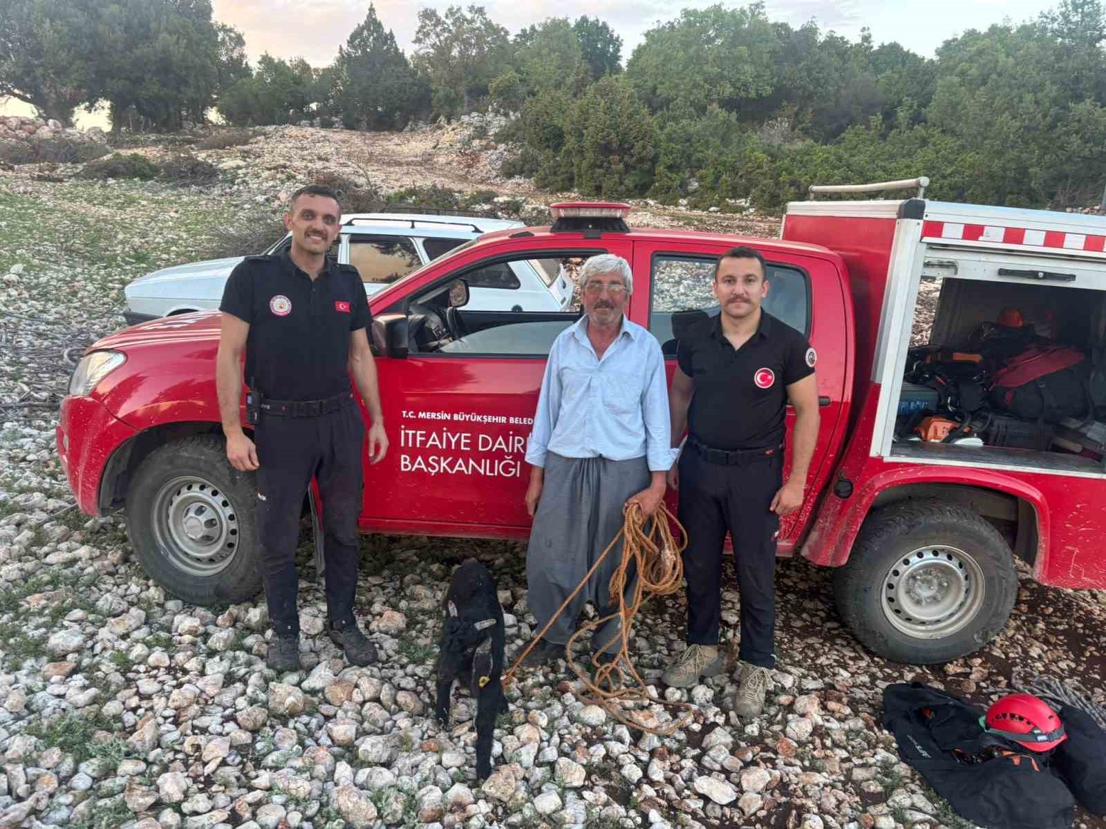 mersin-de-70-metrelik-magarada-mahsur-kalan-oglak-kurtarildi