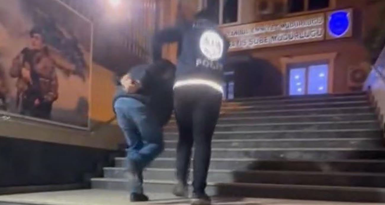 Sosyal medyada polis yeleği giyerek yayın yapan şahıs gözaltına alındı