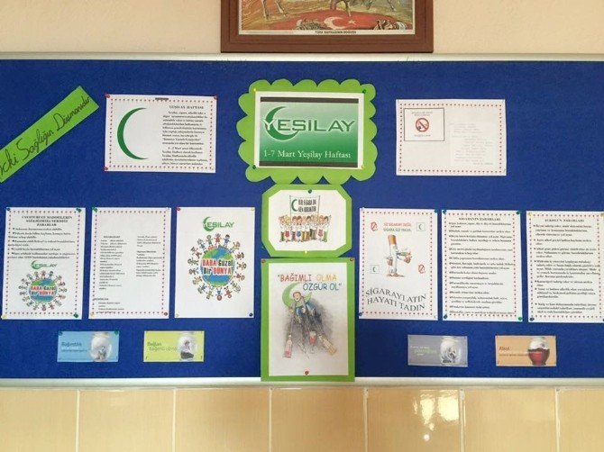 Atatürk İlkokulu’nda Yeşilay Haftası Kutlandı