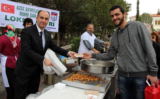Aydınlı Minibüsçüler Şehitler İçin Lokma Döktürdü