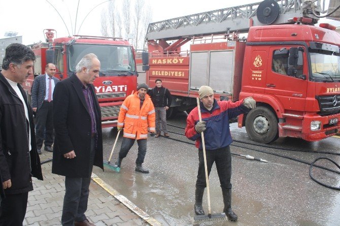 Hasköy Belediyesi Bahar Temizliğine Başladı