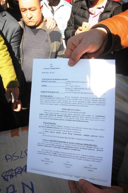 Esnaftan Belediyeye Tepki