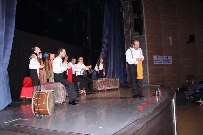Çaycuma Eğitim İş Temsilciliğinden Tiyatro Şöleni