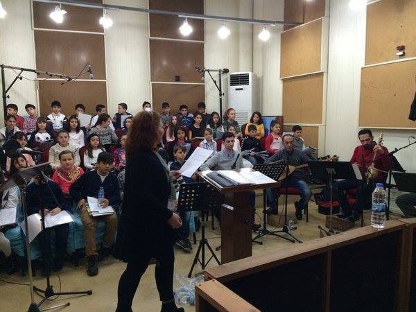 Erzurum Çocuk Korosu İlk Canlı Yayınını Yaptı