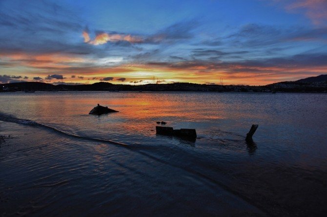 Bodrum’da Günbatımı Renkleri Büyülüyor