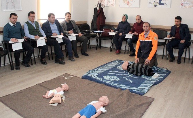 Büyükşehir’in Çalışanlarına İlk Yardım Kursu