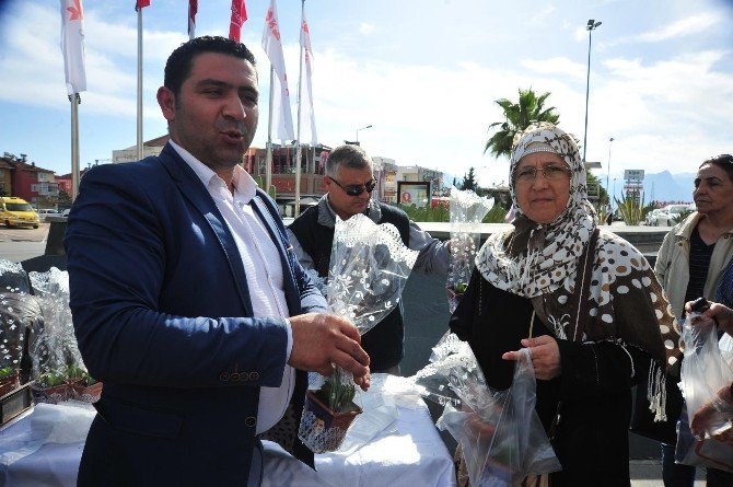 Kepezli Kadınlara 20 Bin Sümbül