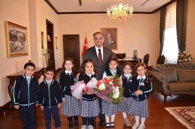 Kardeş Toki İlköğretim Okulu Öğrencilerinden Valiliğe Ziyaret