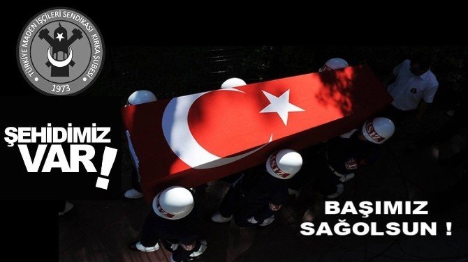 Kırka Maden İş Sendikası Şehit Acısına Ortak Oldu