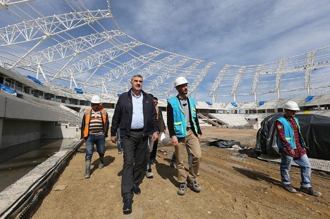Yeni Stadın Yüzde 70’i Tamamlandı