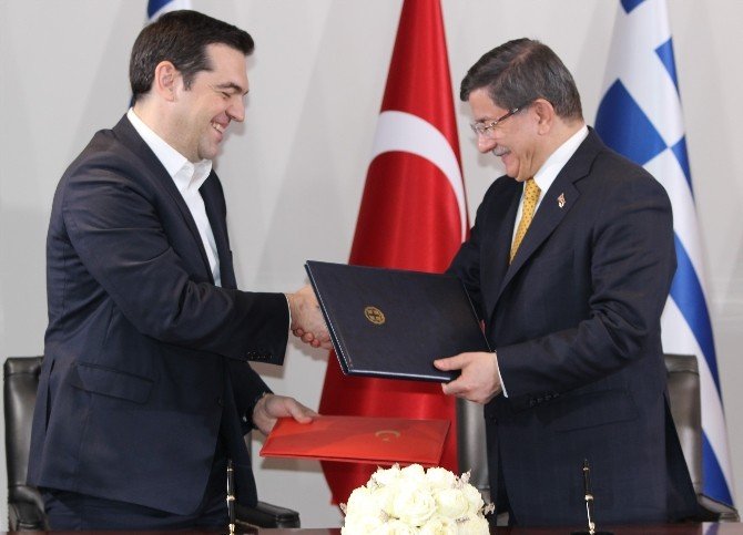 Davutoğlu-çipras Ortak Basın Toplantısı