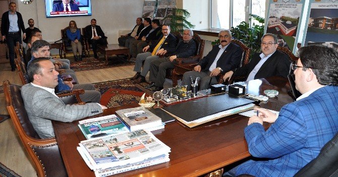 Ak Heyetten Aksaray Belediyesi’ne Ziyaret