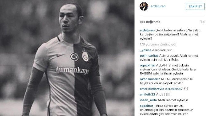 Arda Turan’dan Umut Bulut Mesajı