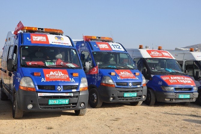 Suriye’ye 24 Ambulans Gönderildi