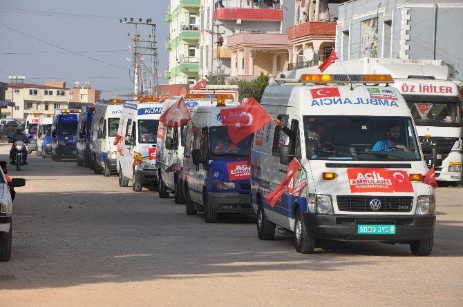 Suriye’ye 24 Ambulans Gönderildi