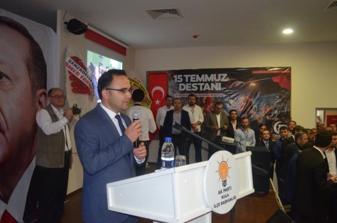 Kula Ak Parti İlçe Başkanı Palabıyık Güven Tazeledi