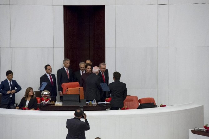 Cumhurbaşkanı Erdoğan Genel Kurulda