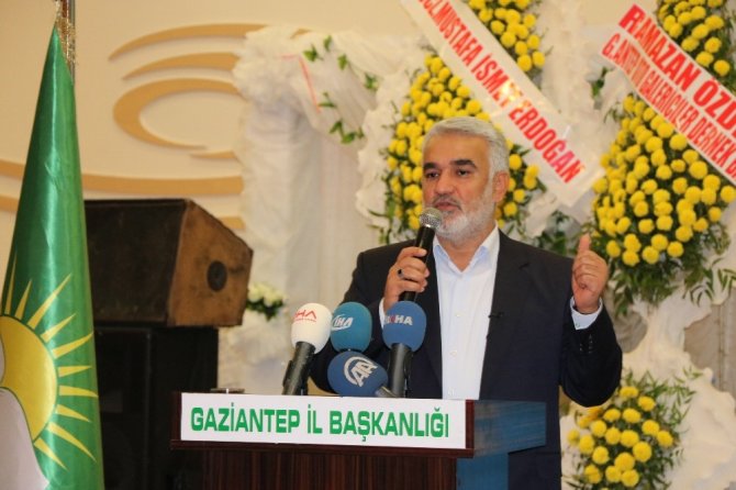 Hüda Par Genel Başkanı Yapıcıoğlu, Gaziantep’te Partililerle Buluştu