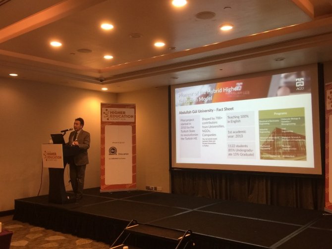 Rektör Prof. Dr. Sabuncuoğlu Asya Yükseköğretim Zirvesi’ne Katıldı