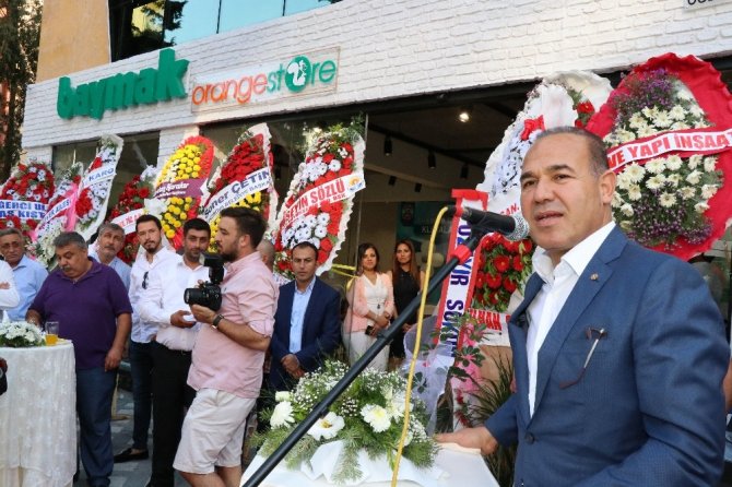 Başkanlar Baymak Bayisi Açtı