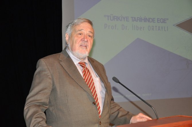 Ege Üniversitesinde İlk Ders İlber Ortaylı’dan