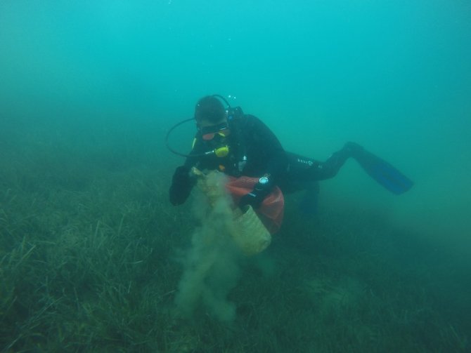 Gökova Deniz Dibi Temizliğinde 500 Kg Katı Atık Çıktı
