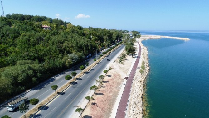 Edremit’te Sahil Kordonu Projesinde Sona Yaklaşıldı