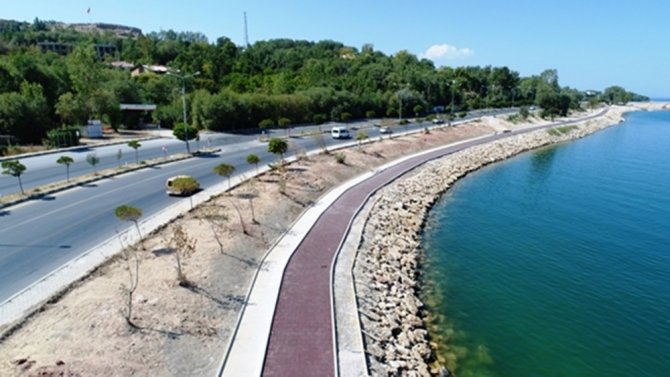 Edremit’te Sahil Kordonu Projesinde Sona Yaklaşıldı