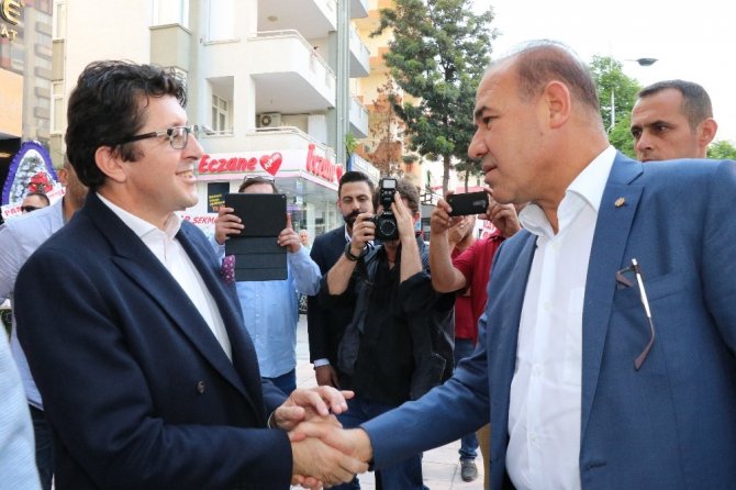 Başkanlar Baymak Bayisi Açtı