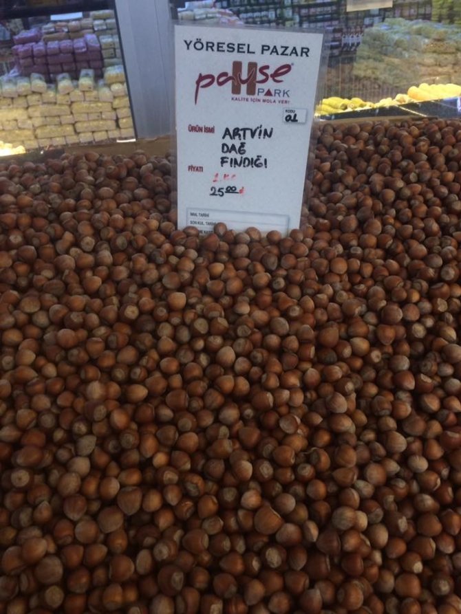 Giresun Kalite Fındık 9,50 Tl, Artvin Dağ Fındığı 25 Tl