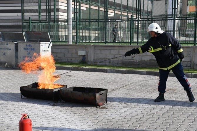 Kayseri Osb’de Acil Durum, Tahliye Ve Yangın Tatbikatı
