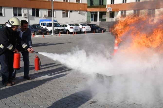Kayseri Osb’de Acil Durum, Tahliye Ve Yangın Tatbikatı