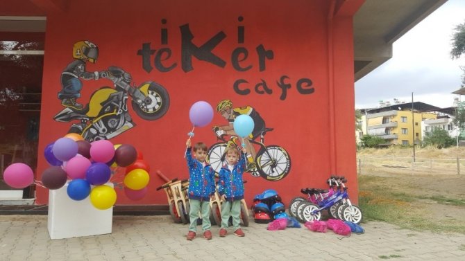 Minikler Denge Bisikleti Şenliği’nde Buluştu