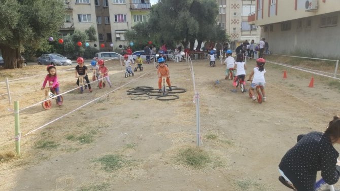 Minikler Denge Bisikleti Şenliği’nde Buluştu