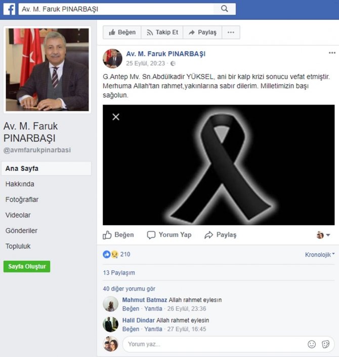 Milletvekili Yüksel’in Ölümünün Ardından Basına Yansıyan İddialara Belgeli Yalanlama