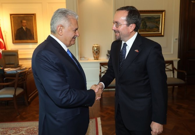 Başbakan Yıldırım, Abd Büyükelçisi Bass’ı Kabul Etti