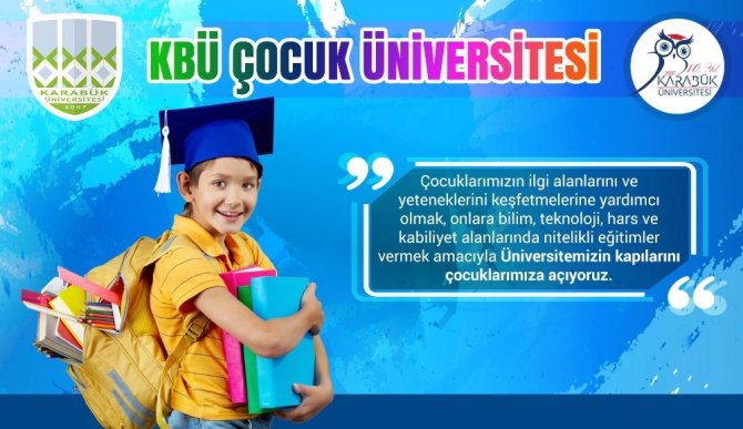 Kbü, Çocuk Üniversitesi Kurdu