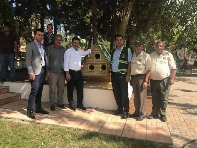 Kilis’te Parklara Kedi Evleri Kuruyor