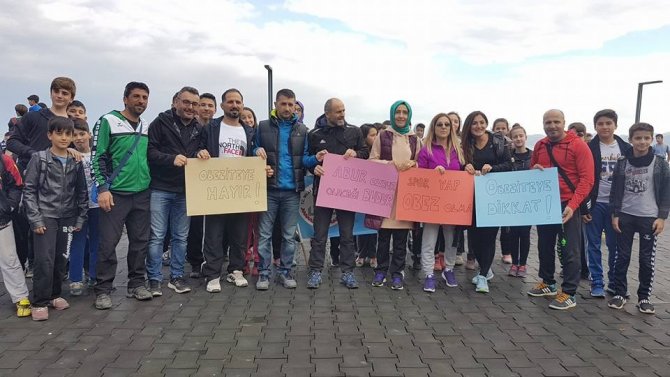 Obeziteye Karşı Sahilde Yürüyüş