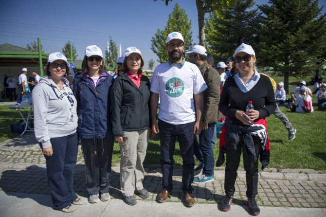 Başkentte 2 Bin Kişi Sağlığı İçin Hareket Etti