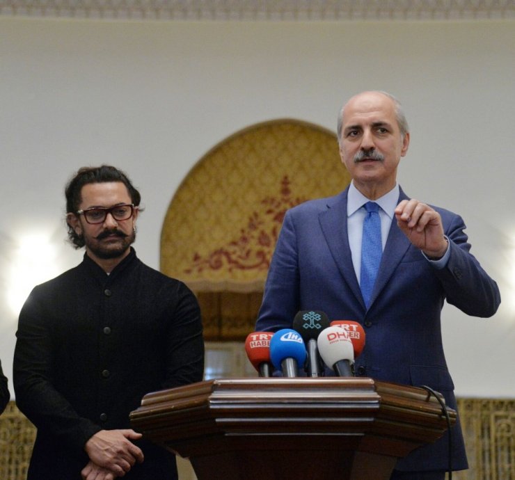 Bakan Kurtulmuş, Bollywood Yıldızı Aamir Khan İle Bir Araya Geldi